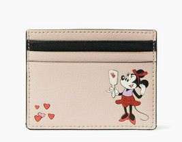 Kate Spade X Disney for minnie mouse Leather card case holder ~NWT~ - £45.37 GBP