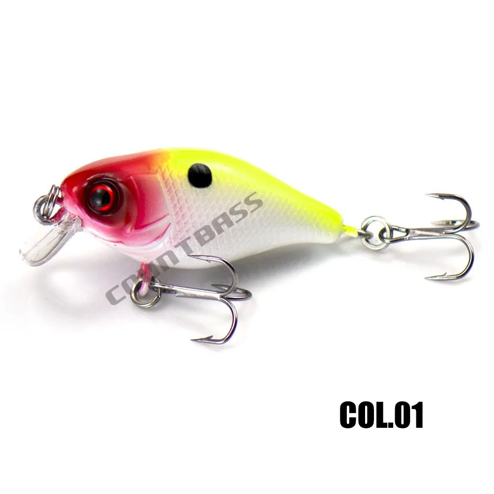 Rank bait hard plastic fishing lures countbass wobbler freshwater crappie fishing baits thumb200