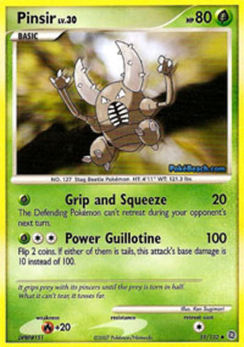 ☆Pokemon Trading Game Card☆Pinsir 59/132 Uncommon Lightly Played ☆ - $7.99
