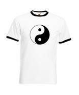 Yin &amp; Yang Ringer T Shirt - £10.31 GBP