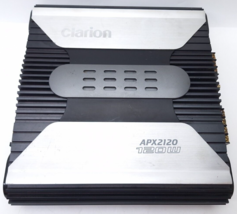 Clarion APX2120 2 Channel 120W Car Amp w Gold Plated Connector Terminals - $778.59 MXN