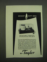 1962 Taylor Weather-Hawk Stormoscope Recording Barometer Advertisement - £14.72 GBP
