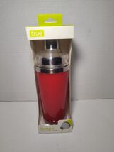 TRUE Tempo 16oz Cocktail Shaker Red Model 3071 Plastic Stainless Steel New - $6.90
