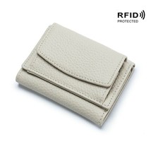RFDI Protection Leather Women Wallet Small Trifold Card Holder Coin Pock... - £20.79 GBP