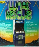 Lunar Rescue Arcade Flyer 1979 Original  Game Art Retro Classic 8.5&quot; x 1... - £48.08 GBP