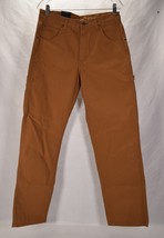 Dickies Mens Carpenter Jeans Relaxed Fit Strait Leg 32X32 Brown NWT - £45.94 GBP