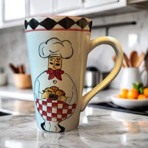 LE CHEF Latte Mug Ambiance Collections Tall Ceramic Coffee Tea Cup - $21.78