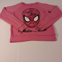 Marvel Small Juniors Pink Spider-Man Sweatshirt RN#71858 - $11.77