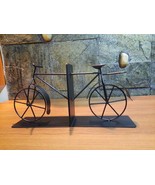 Metal Black Book Holder Cycle Design Bookends Antiskid Office Home Decor... - $260.12 CAD