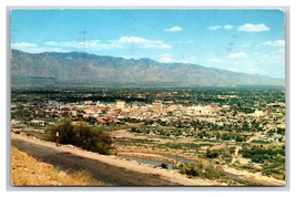 Birds Eye View Tucson Arizona AZ Chrome  Postcard D22 - $4.90