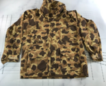 Vintage Columbia Jacket Mens Extra Large Brown Camo Hooded Made with Gor... - $69.29