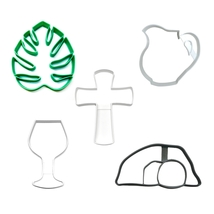 Holy Week He is Risen Palm Empty Tomb Set Of 5 Cookie Cutters Made In USA PR1787 - £9.54 GBP