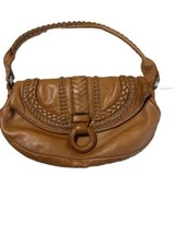 Vintage Banana Republic Brown Leather Hobo Purse Shoulder Bag Y2K - £19.71 GBP