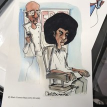 AFRO BARBER SHOP  CUT POSTER FINE ART 12X18 NICE SIZE  Fast Shipping Nic... - $19.70