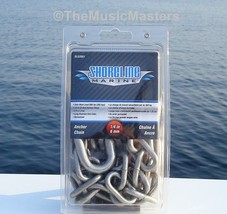 1/4&quot; inch 4&#39; ft Galvanized Anchor Line Rope Lead Chain Boat Marine Dock ... - £16.05 GBP