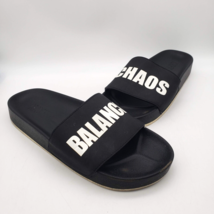 UNDERCOVER X HAYN Chaos &amp; Balance Slides Shower Sandals Black (Men&#39;s US ... - £55.35 GBP