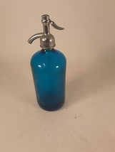 Vintage Blue Seltzer Bottle, &#39;Tastee Beverage&#39; Asbury Park, N.J. 26 oz. - $29.58