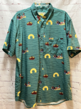 It&#39;s Always Sunny in Philadelphia Rum Ham Men&#39;s button shirt XL Danny De... - $49.49
