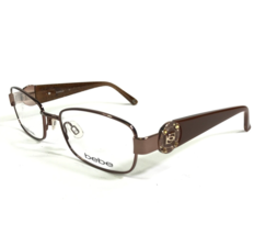 Bebe Eyeglasses Frames BB5059 210 TOPAZ Brown Square Full Rim 50-17-130 - £43.74 GBP