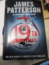 19th Christmas by Maxine Paetro &amp; James Patterson (2020, paperback) 1st ... - £3.58 GBP