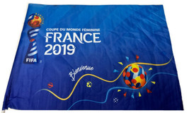 FIFA Women&#39;s World Cup France 2019, Fan Flag - FIFA, 23½” x 16” (60cm x 40cm) - £12.69 GBP