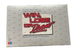 Win Lose or Draw Board Game 1987 Milton Bradley Disney TV Show Sketch Guess Play - $32.37