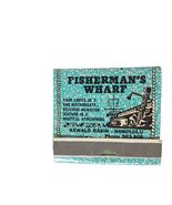 Vintage Matchbook Fisherman&#39;s Wharf HI Front Strike Full Unstruck Advert... - $13.86