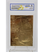 1996 SCORE BOARD BASKETBALL ROOKIES 23K GOLD SHAQUILLE O&#39;NEAL 10 GEM-MT HTF - $373.12 CAD