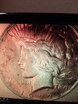 1922 P Peace 90% Silver Dollar 1$ Coin Philadelphia Mint 50C KM#150 type 2 old - £37.80 GBP