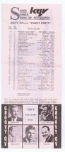 ORIGINAL Vintage KQV Pittsburgh July 24 1967 Music Survey The Monkees #1 - £11.68 GBP