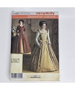 UNCUT Simplicity 3782 Size 6-12 Andrea Schewe Elizabethan Gown in 2 Styles - £19.10 GBP