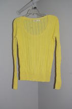 Old Navy Swoop Neck Sweater Size S Juniors Yellow - £9.45 GBP