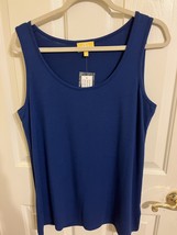 Brand New Liz Lange Blue Tank, Sz L - $6.00