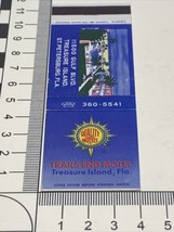 Vintage Matchbook Cover  Trails End Motel Treasure ISL St. Petersburg, Fl   gmg - £9.70 GBP
