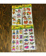 Vintage puffy stickers lot still in original packages cute animals airpl... - $62.39 CAD