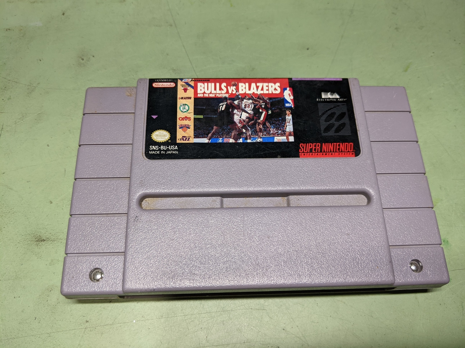Bulls Vs Blazers and the NBA Playoffs Nintendo Super NES Cartridge Only - $5.70