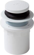 Signature Hardware 397897 Pop-Up Tub Drain with Hub Adapter - White - £43.18 GBP