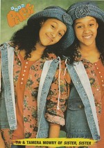 Tia Mowry Tamera Mowry Saved by the Bell New Class teen magazine pinup c... - $16.74 CAD