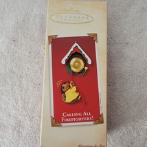 Hallmark Ornament Calling All Firefighters 2002 New Mouse Alarm  Fire St... - $10.29