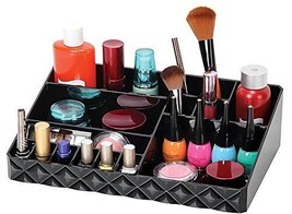 Oversized  Cosmetic Storage and Makeup Organizer Large Capacity Reduced Black - £7.82 GBP