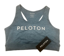 NEW Peloton Blue Teal Heathered Strappy Bra Sports Bra Women&#39;s Small Unpadded - £18.58 GBP