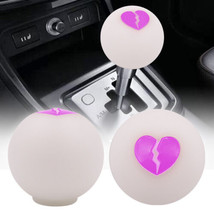 BROKEN HEART White/Pink Heart Ball Manual Gear Shift Knob Shifter m8 m10 m12 - £11.58 GBP