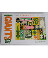 Crocodile Creek Animal Giants 500-Pc Family Jigsaw 2-in-1 Puzzle 2020 NE... - £12.76 GBP