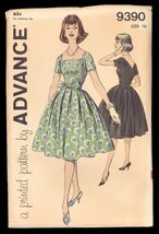 1960's ADVANCE pattern #9390 *  LADIES DRESS size 10 cut &amp; instructions - $6.44