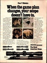 1975 Weaver Scopes Ad - When the Game Plan Changes a4 - £16.95 GBP