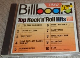 1960 Billboard Top Rock &#39;n&#39; Roll Hits - Vgc - Great Compilation CD- Classic Hits - £6.22 GBP