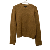 Romeo &amp; Juliet Couture Womens Pullover Sweater Brown Long Sleeve Crew Ne... - £17.40 GBP