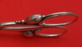 Blossom by Georg Jensen Sterling Silver Pastry Tongs Original 8&quot; Serving - £1,419.23 GBP