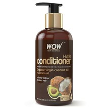 WOW Conditioner Hair Oil Coconut Avocado Oil Shampoo No Parabens Sulphate 300ML - £19.15 GBP