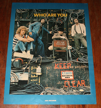 THE WHO Who Are You 1978 orig MCA PROMO POSTER Pete Townshend Roger Daltrey - $34.99